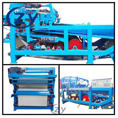 فیلتر کمربند تخلیه آب برای تخلیه آب از فیبر کاساو در تولید نشاسته