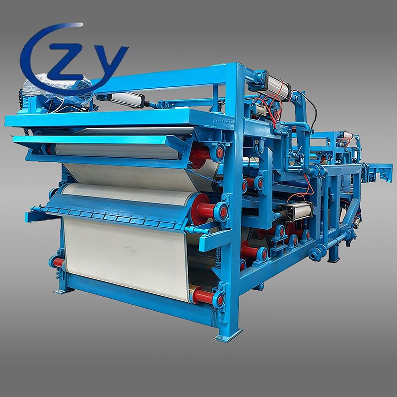 ماشین جداسازی جامد و مایع کمربند برای پردازش نشاسته لوله و تصفیه مدفوع فاضلاب صنعتی