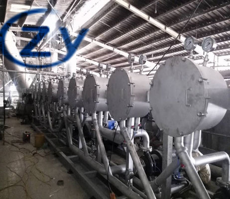 21Be Starch Milk Multicyclone Starch Refining Section SS 304 Structure Machine