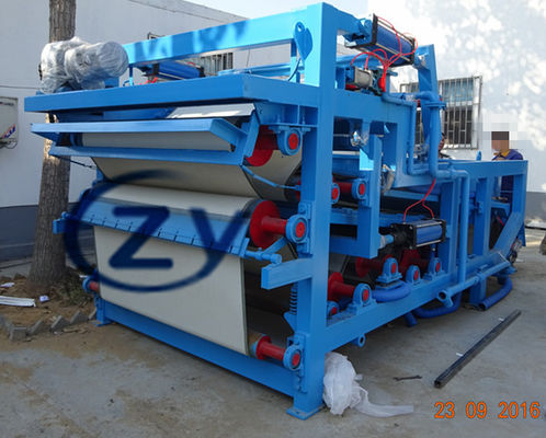 پرس کمربند دستگاه آبگیری فیبر کاساوا 4t / H ورودی فیبر
