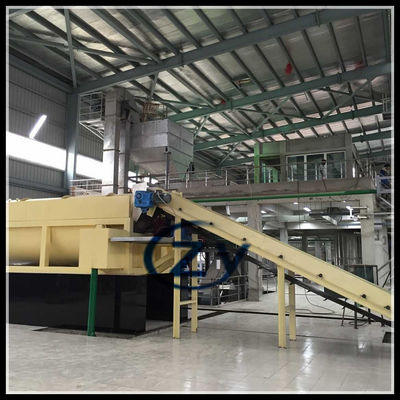 Fresh Cassava Rotary Washing Machinery Paddle 50t / H Carbon Steel
