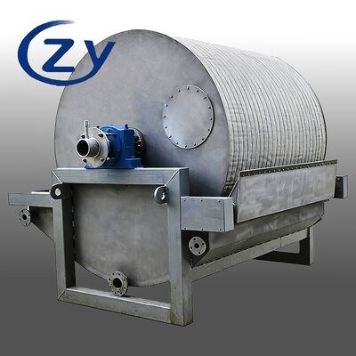 فیلتر درام خلاء ساختاری جمع و جور با مصرف انرژی کم و فولاد ضد زنگ SS304 برای تخلیه آب نشاسته