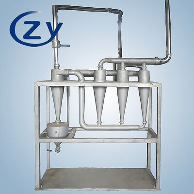 SS304 از فولاد ضد زنگ Desander جریان مداوم با ظرفیت 10-20t / h و بدون قطعات متحرک داخلی برای حذف شن و ماسه نمک