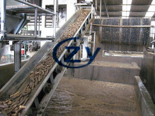 دستگاه پردازش نشاسته Cassava از جنس استنلس استیل / ماشین لباسشویی Cassava