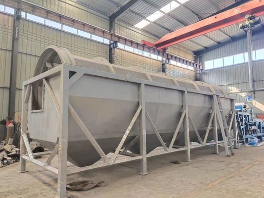 ماشین لباسشویی روتاری درام کاساوا با ظرفیت حمل بزرگ مواد SS304